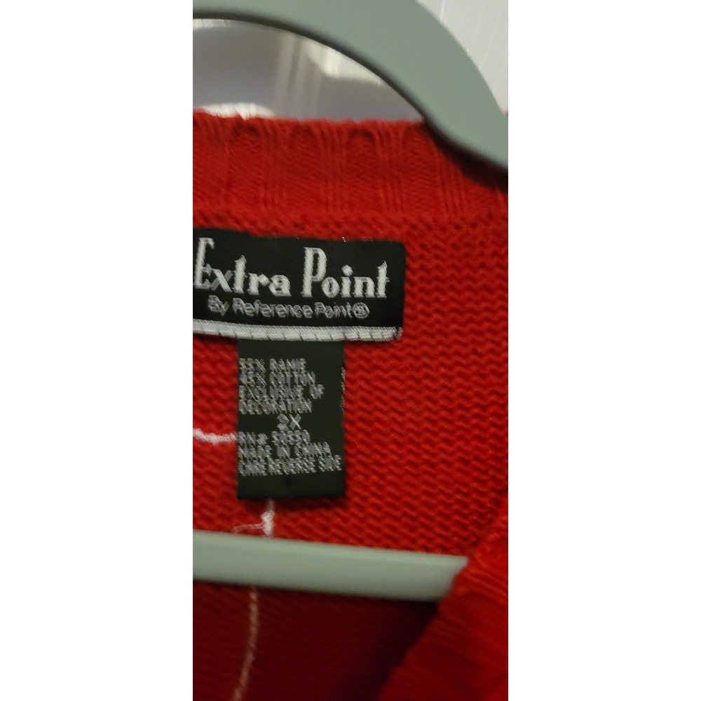 Vintage Extra Point By Reference Point  2x Holiday Sweater - Picture 5 of 12